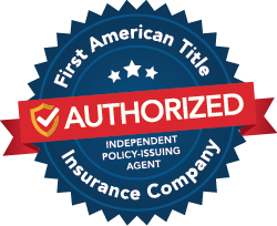 First American Title Insurance Company Authorized Independant Policy-issuing agent